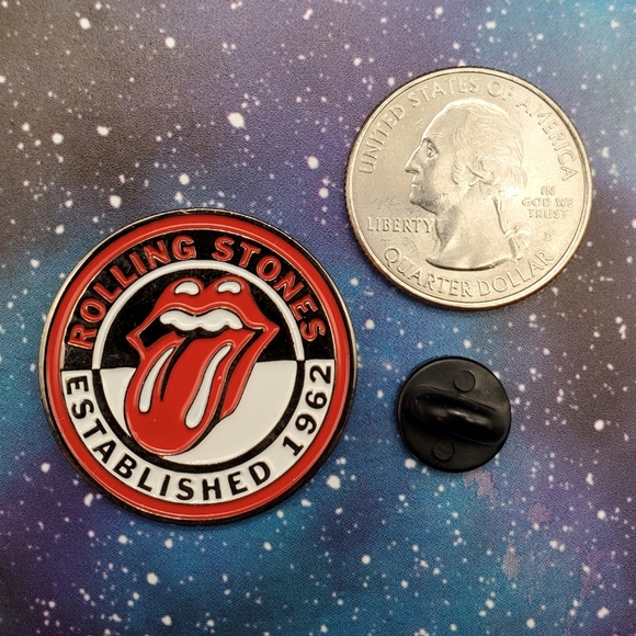 Rolling Stones Enamel Pin - Picture 2 of 3